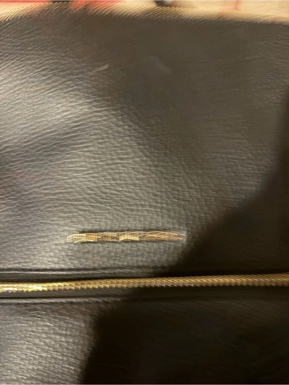 Michael Kors Black Leather Backpack with Gold Hardware Accents